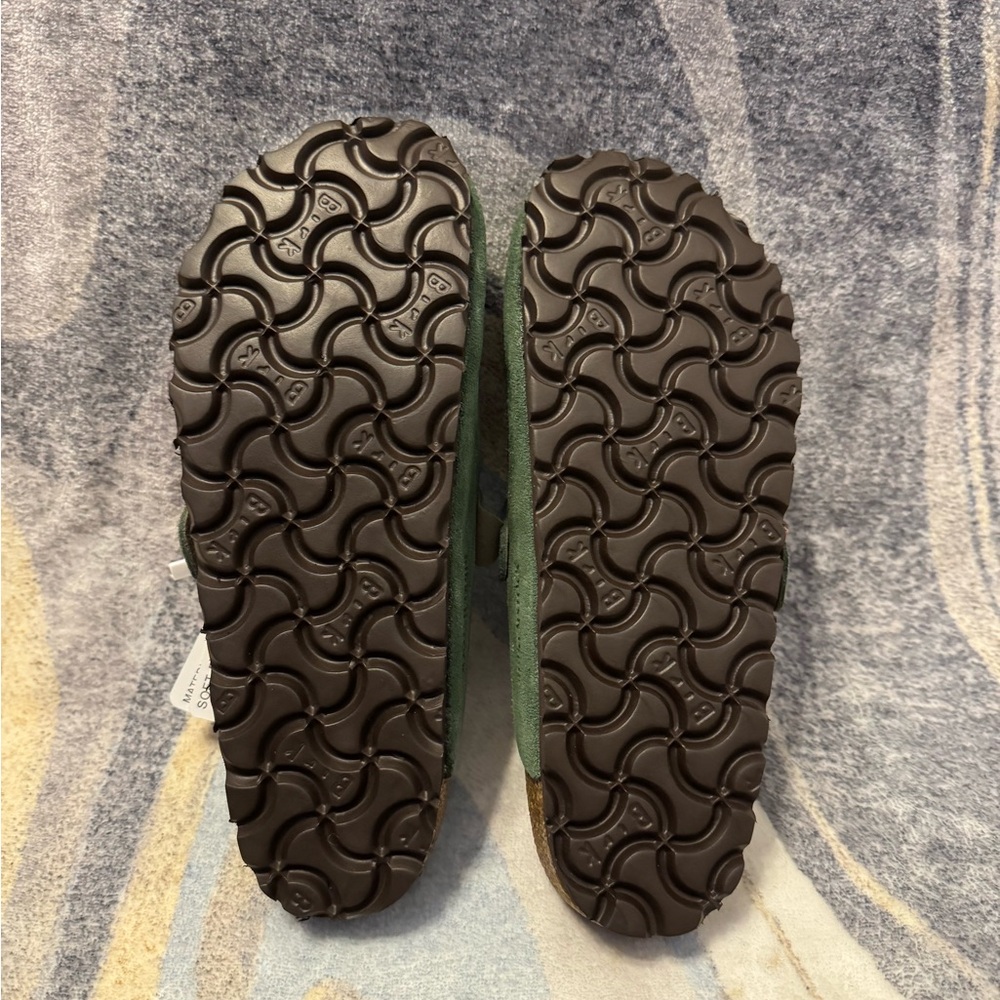 Birkenstock Boston Clog Suede Sandal Thyme Women’s Size 7 8 or 9 - Picture 4 of 4